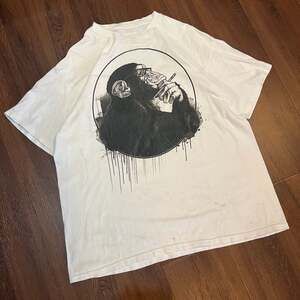 Urban Pipeline Thinking Chimpanzee Graphic T-Shirt